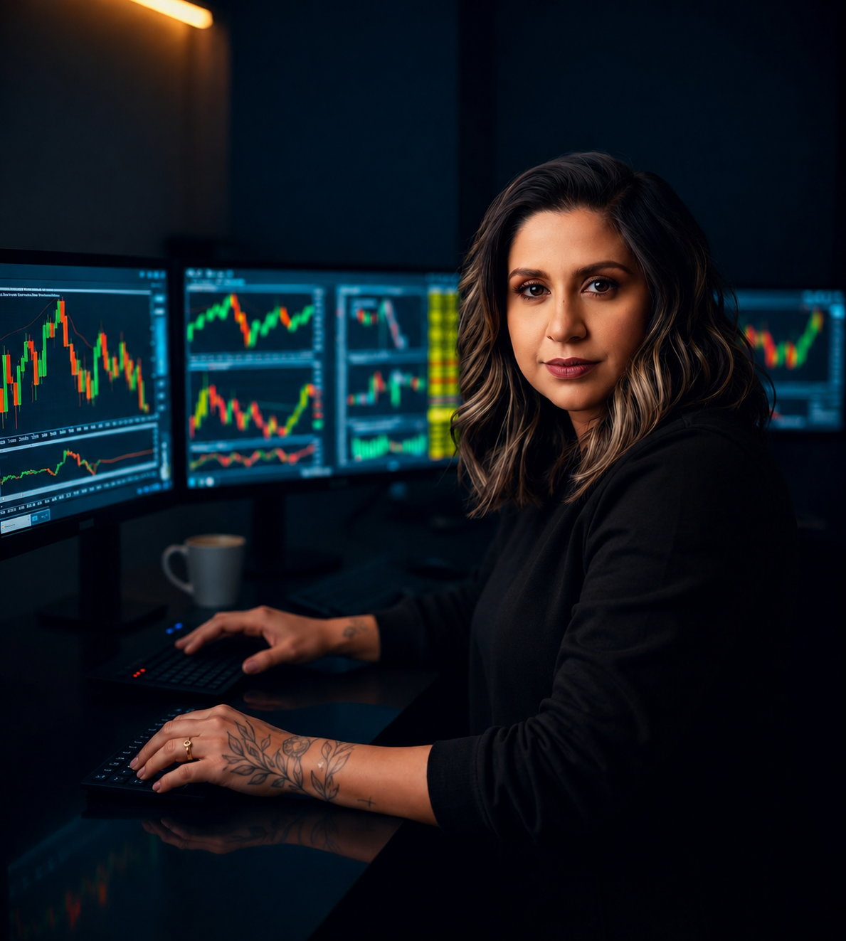 Fundadora do SmartCopy, operando Forex